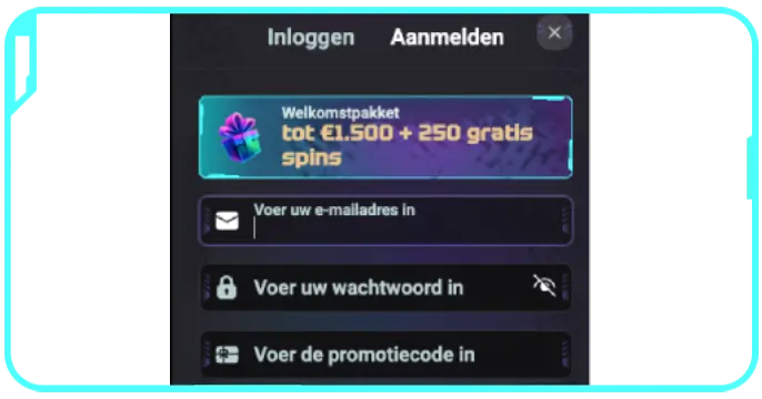 Needforslots Casino Registratie banner